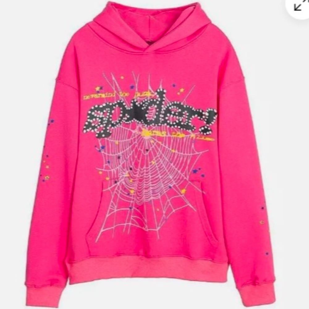 Pink Graphic Hoodie